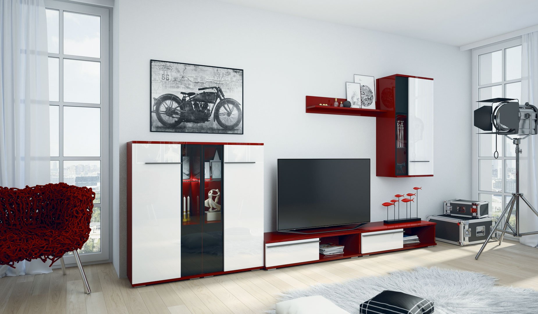 Стенка BLANCHE (артикул 833)